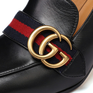 GUCCI 古驰 女士羊皮高跟鞋 425943 CQXM0 1061 黑色 38