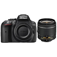 Nikon 尼康 D5300 APS-C画幅 数码单反相机 黑色 18-55mm F3.5 VR 单镜头套机