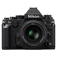 Nikon 尼康 Df 全画幅 数码单反相机 黑色 50mm F1.8 定焦镜头 单镜头套机