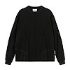 ATTEMPT 男女款圆领长袖T恤 TEE02 黑色 XL
