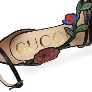 GUCCI 古驰 女士高跟凉鞋 475082 C9D00 1000