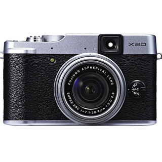 FUJIFILM 富士 X20 3英寸数码相机 银色（7.1-28.4mm、F2.0）