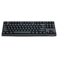 FILCO 斐尔可 87双模忍者圣手二代 87键 蓝牙 双模无线机械键盘 侧刻 黑色 Cherry茶轴 无光