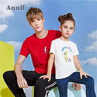 Annil 安奈儿 短袖T恤亲子装