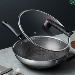 京东plus会员cookerking炊大皇316不锈钢炒锅32cm