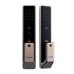 三星指纹锁密码锁shpp50金色gold新款