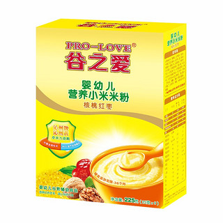 PRO-LOVE 谷之爱 米粉 3段 核桃红枣味 225g