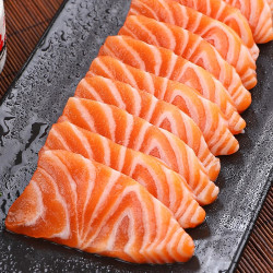 渔哥头等舱法罗群岛进口三文鱼刺身中段净重400g