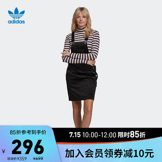 adidas ORIGINALS 阿迪达斯官网 adidas 三叶草 DRESS 女装秋季运动裙子GU2995 黑色 34(参考身高:164~167CM)