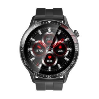 newsmy纽曼g28智能手表精英版黑色黑色硅胶表带血压