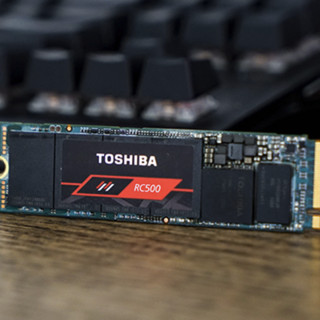 TOSHIBA 东芝 RC500 NVMe M.2 固态硬盘 500GB (PCI-E3.0) +螺丝+螺丝刀+通用马甲+导热硅胶