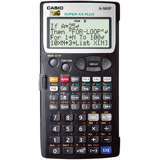 卡西欧 CASIO FX-5800P 工程测量函数计算器 黑色