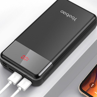 Yoobao 羽博 20W 移动电源 陨石黑 20000mAh Lightning micro usb Type-C 10.5W