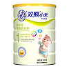 双熊 小米系列 铁锌钙营养奶米粉 1段 508g