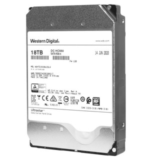 Western Digital 西部数据 Ultrastar DC系列 3.5英寸 18TB 企业级硬盘 (7200rpm、CMR、512MB) WUH721818ALE6L4