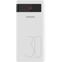 ROMOSS 罗马仕 PHP30 移动电源 白色 30000mAh Type-C/Lightning 10.5W