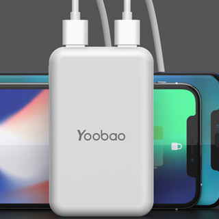 Yoobao 羽博 10W 移动电源 雪山白 10000mAh Lightning micro usb 10W