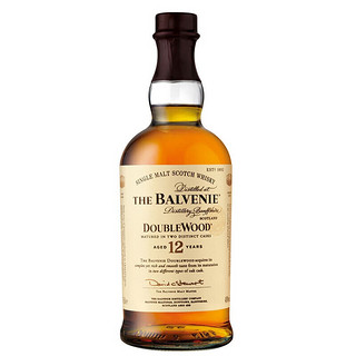 THE BALVENIE 百富 12年 双桶 单一麦芽 苏格兰威士忌 40%vol 700ml 单瓶装