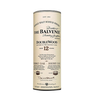 THE BALVENIE 百富 12年 双桶 单一麦芽 苏格兰威士忌 40%vol 700ml 单瓶装