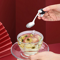 304不锈钢咖啡勺子创意网红鸵鸟搅拌勺甜品蜂蜜勺可爱儿童勺