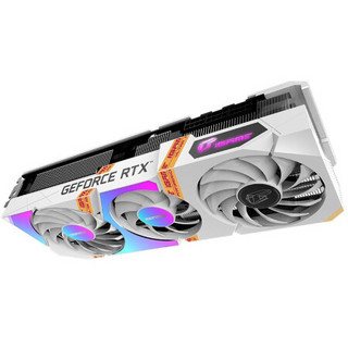 COLORFUL 七彩虹 iGame GeForce RTX 3080 Ultra W OC 10G LHR 显卡 10GB 白色 锁算力版