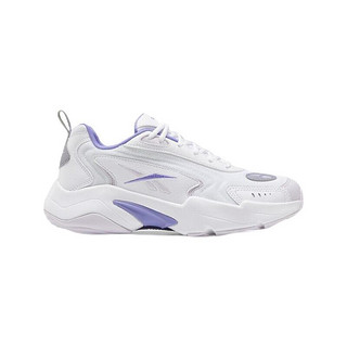 Reebok 锐步 Vector Runner 女子休闲运动鞋 FY6515 白色/灰色/浅紫色 40