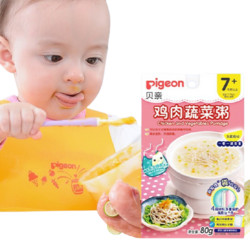 Pigeon 贝亲 婴幼儿辅食粥 鸡肉蔬菜味 80g