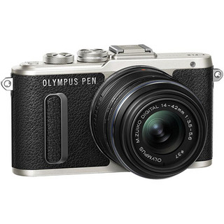 OLYMPUS 奥林巴斯 E-PL8 M4/3画幅 微单相机 黑色 14-42mm F3.5 变焦镜头+40-150mm F4.0 R 长焦变焦镜头 双头套机