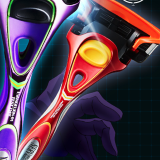Schick 舒适 水次元5手动剃须刀 EVA联名2号机款 1刀架+3刀头