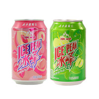 冰峰 白桃汽水+苹果味汽水 330ml*12罐