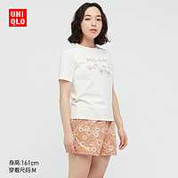 UNIQLO 优衣库 女装 (UT) PAUL & JOE休闲短裤(夏季碎花) 440032