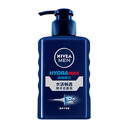 NIVEA MEN 妮维雅男士 水活畅透精华洁面液 150g