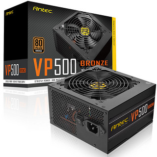 Antec 安钛克 ATX机箱 半侧透 含电源 500W