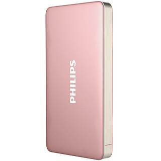 PHILIPS 飞利浦 DLP6066 移动电源 玫瑰金 6000mAh micro usb 10.5W