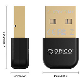 ORICO 奥睿科 BTA-403 USB4.0蓝牙适配器 黑色