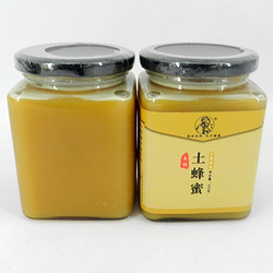 汉农 木桶土蜂蜜 古法割蜜1年1取深山百花蜜 玻璃瓶500g