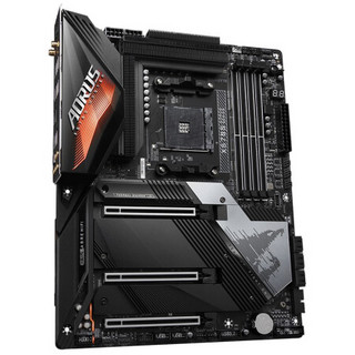 技嘉AMD R5 5600X/R7 5800X/3700X搭B550/X570 RTX3060显卡 X570S AORUS MASTER新品 R5 5600X+500G GEN4固态硬盘