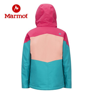 Marmot 土拨鼠 户外运动新款冲锋衣滑雪服女童透气保暖滑雪衣V79870