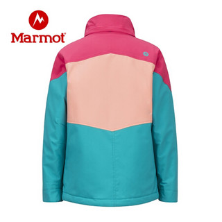 Marmot 土拨鼠 户外运动新款冲锋衣滑雪服女童透气保暖滑雪衣V79870