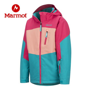 Marmot 土拨鼠 户外运动新款冲锋衣滑雪服女童透气保暖滑雪衣V79870