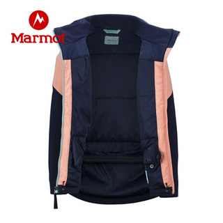 Marmot 土拨鼠 户外运动新款冲锋衣滑雪服女童透气保暖滑雪衣V79870