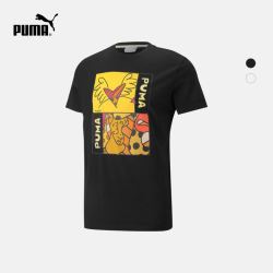 PUMA 彪马 BRITTO 532234 中性印花短袖T恤