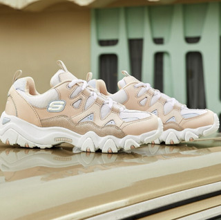 SKECHERS 斯凯奇 D'lites 2.0 女子休闲运动鞋 88888328/WPK 白色/粉色 39