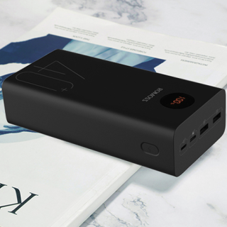 romoss 罗马仕 pea40 移动电源 黑色 40000mah micro usb type-c 18w