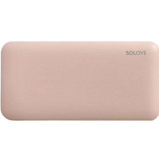 SOLOVE 素乐 001M+ 移动电源 茶玫粉 10000mAh Type-C 10.5W