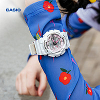 CASIO 卡西欧 casio旗舰店GMA-S110MP潮流女运动石英手表卡西欧官方官网G-SHOCK
