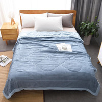 雲上舒 小格 日式水洗棉夏凉被