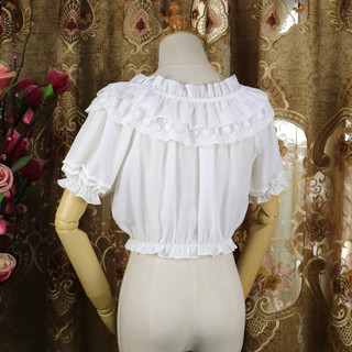 Princess tailor 公主的裁缝 Lolita洛丽塔 女士短袖衬衣 白色