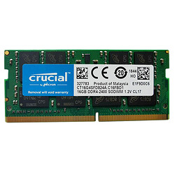 Crucial 英睿达 DDR4 16G 3200 2666笔记本电脑内存条