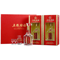 WULIANGYE 五粮液 五粮特曲 52度 浓香型白酒 500mL*2 礼盒装